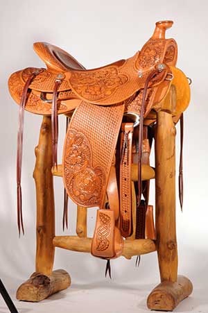 Celtic custom western saddle