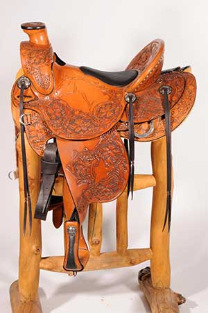 lucky star custom western saddle